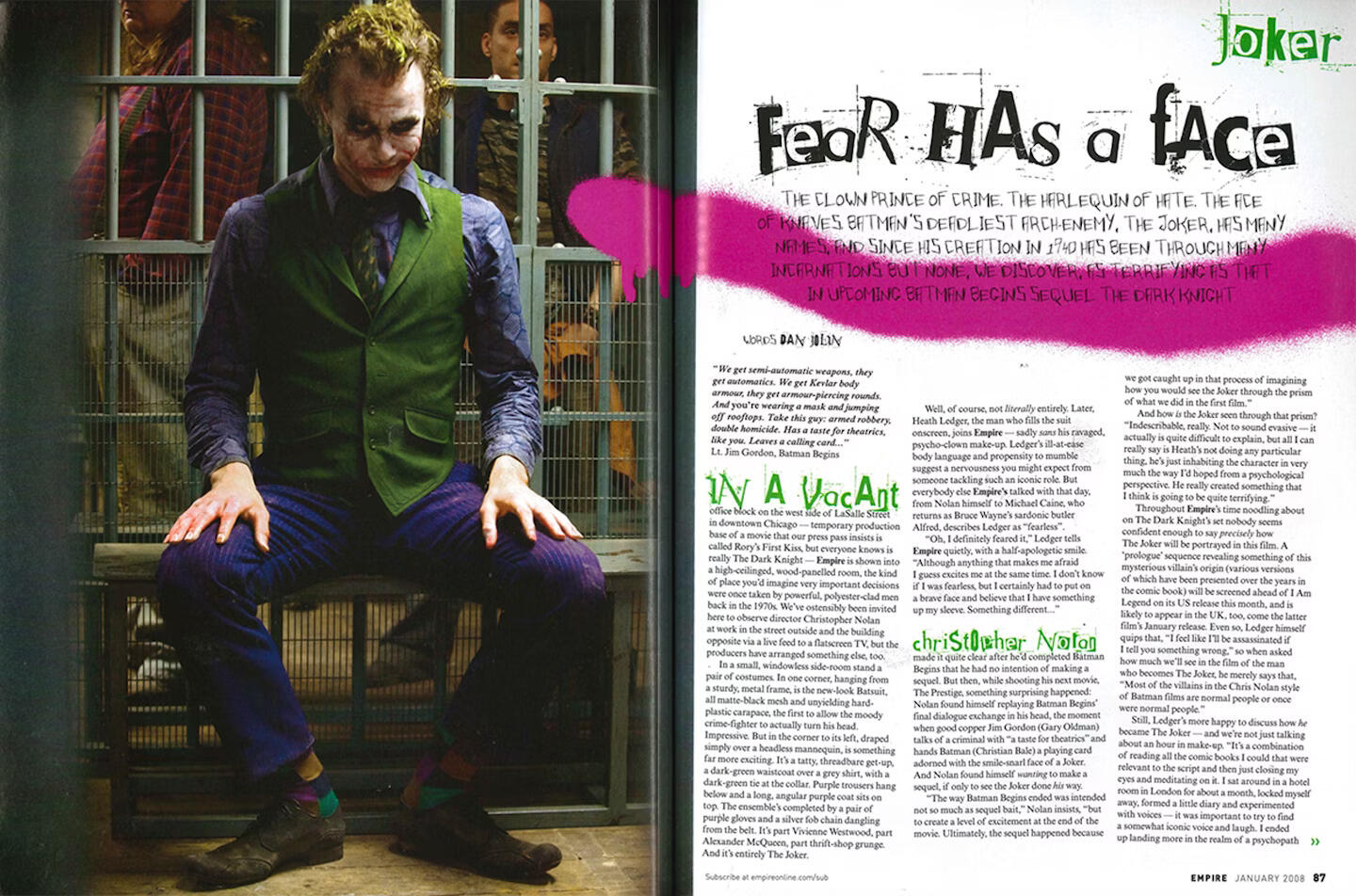 Empire Magazine - January 2008