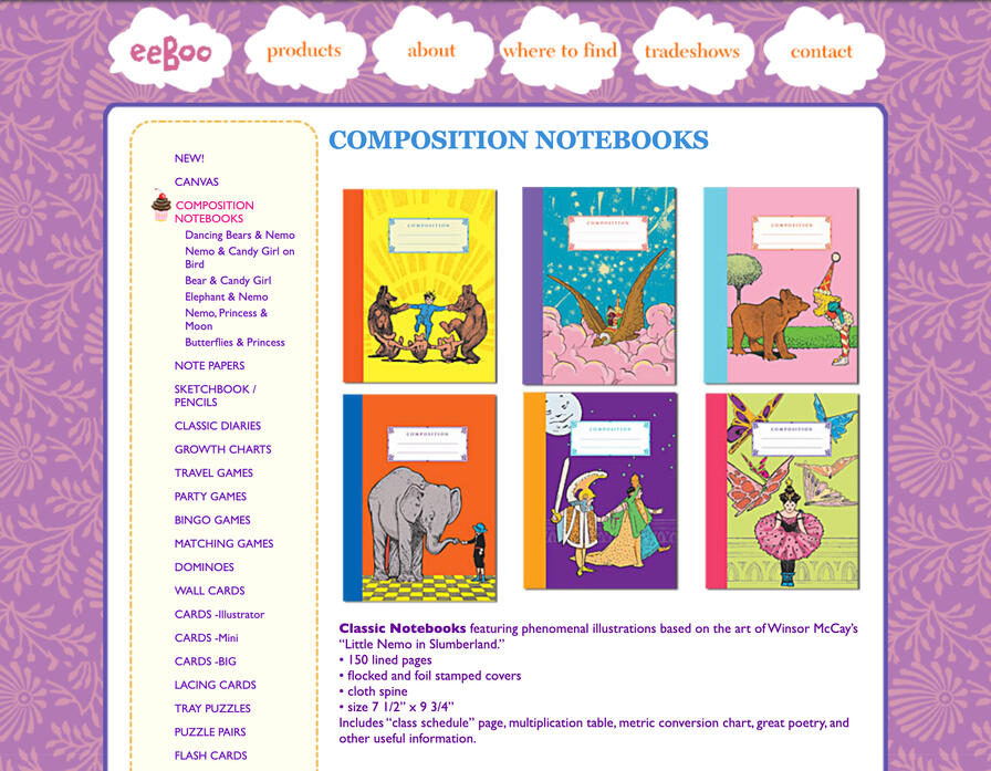 Composition Notebooks section